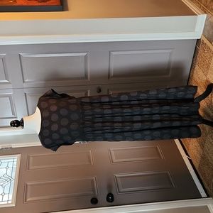 OSKA Polka Dot Grey dress Size S (6 - 8)